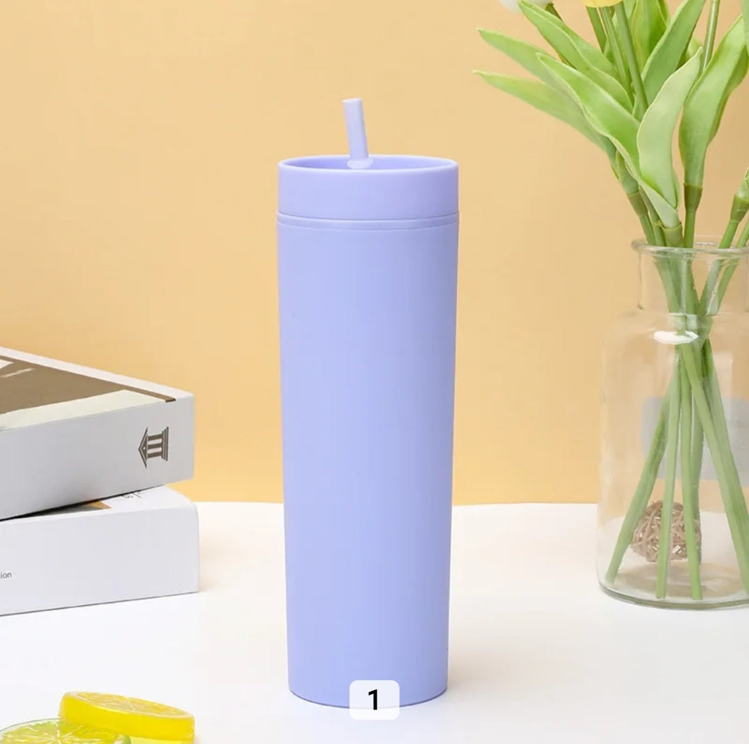 16oz Matte Skinny Tumbler Double Walled