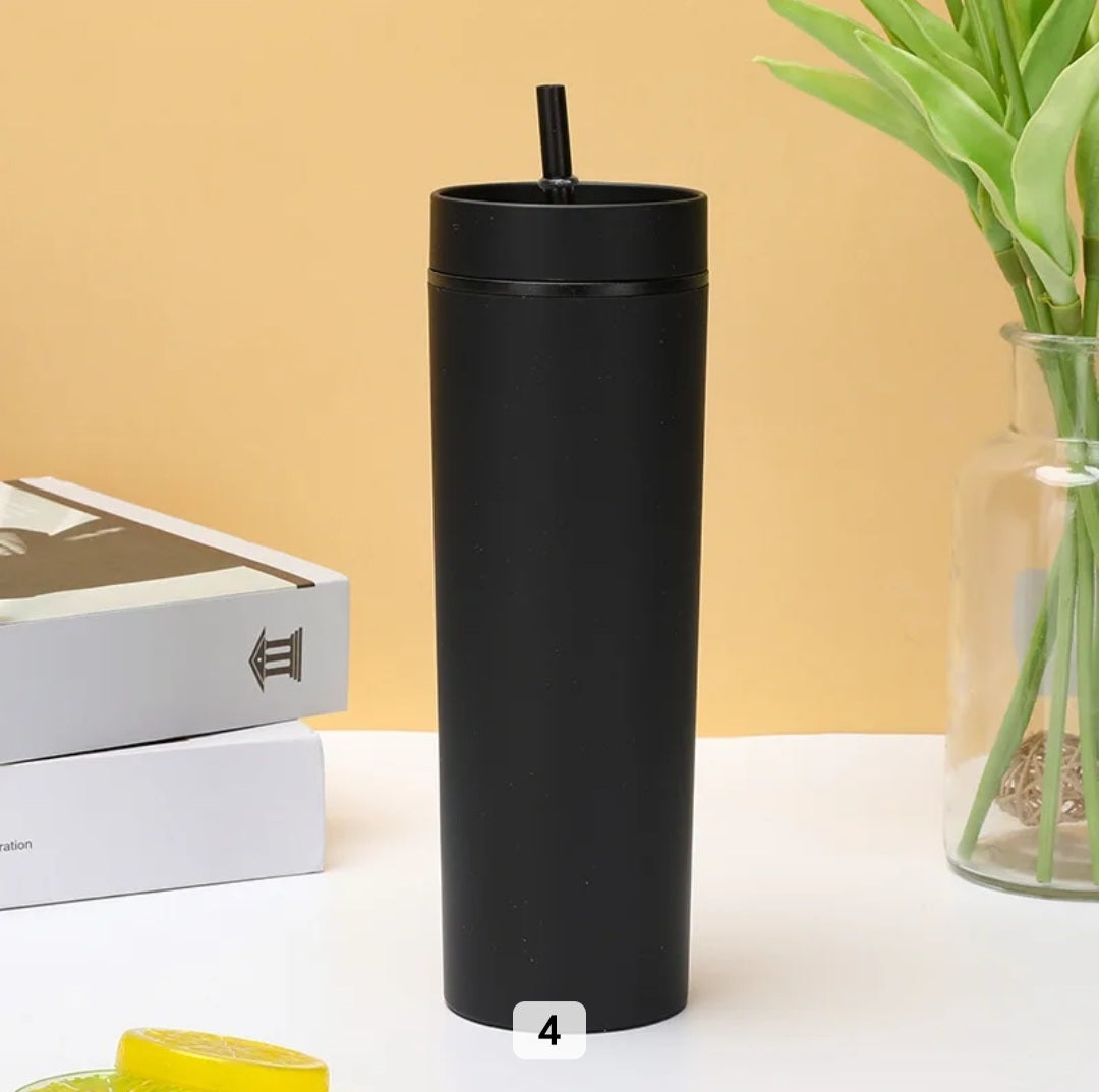 16oz Matte Skinny Tumbler Double Walled